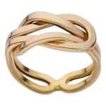 آویز گردنبند طلا 18 عیار زنانه مدل قلب توپر کد 1520